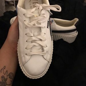 Rihanna Crackled Puma Creepers- Size 10